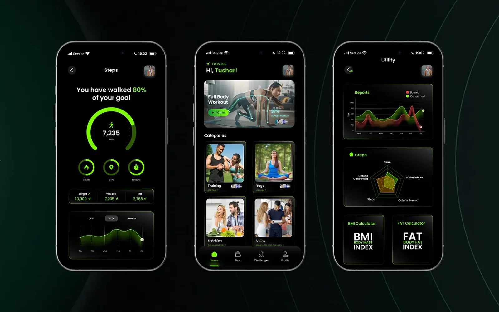 VitoFit — AI-Powered Fitness App UI/UX
